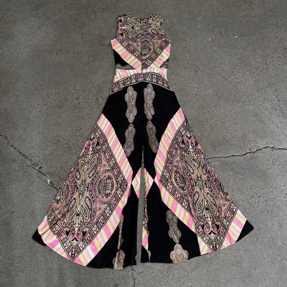 Vintage Psychedelic Disco Jumpsuit - Picture 5 of 8
